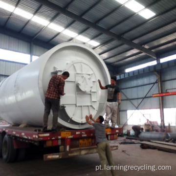 Lanning pequena fábrica de reciclagem de plásticos